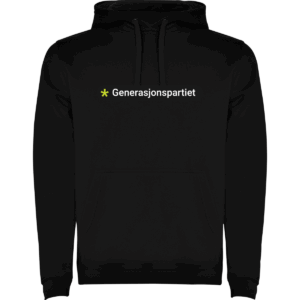 Generasjonspartiet hettegenser