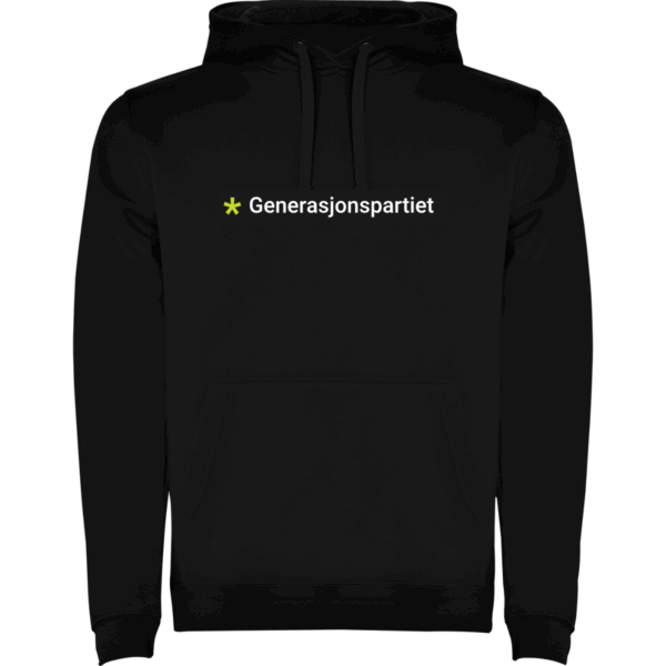 Generasjonspartiet hettegenser