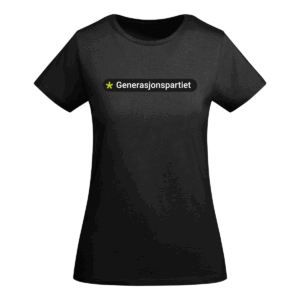 Generasjonspartiet t-skjorte dame