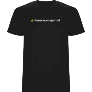 Generasjonspartiet t-skjorte