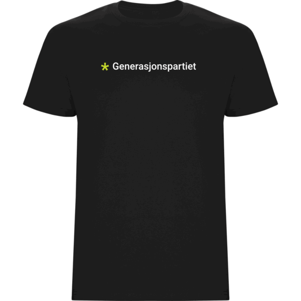 Generasjonspartiet t-skjorte